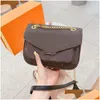 auto dvr Cross Body 2022 Marchio di lusso Classica Retro Grillo Colore a contrasto Shoder Borse a tracolla Borsa Cartella Borsa Ragazza Moda Trend B Dhfmt