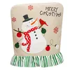 Chair Covers Christmas Cute Slipcovers Festive Party Decoration For Home Ornaments Xqmg Cover Textile 2023