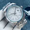 Classic high quality automatic movement mechanical mens watch 41MM stainless steel ceramic ring waterproof sapphire glass womens casual lovers watch