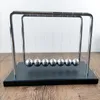 Decoratieve objecten Figurines Ton Pendulum Balans Home Decor Geschenken Silver Metal 7 Balls Ton's Cradle voor Office Stress Relief Desk Accessoires 230224