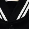 Męskie kurtki przyjazne bombowce męskie rękaw Bawełniany bawełniany mundur baseballowy płaszcz kołnierza jesień i zimowe splicowane krótkie 230225