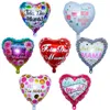 18inch Happy Mother Day Decoration Balloon Heart Shape Love You Mom Foil Globos Mom Birthday Party Decor Mama Festival Gift