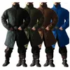 Masculino masculino masculino wepbel moda moda de casaco comprido colarinho de algodão de comprimento médio