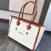 2023 Designers Large Capacity Shopping Bags Women Letter Handbags Canvas Totes Beach Fashion Shoulder Bag Oversize Tops Leather Handle