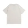 T-shirts pour hommes Polos Col rond brodé et imprimé style polaire vêtements d'été avec street pur coton 1qnb