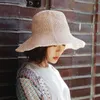 HBP Chapeaux Protection larges Big Brim Straw Style coréen pliant Sun Beach Fisherman Basin Basin Chapeau Femme Casual All-Matching P230327