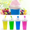 Glassverktyg Snabbfrysta Smoothies Slitstark Slush 350ml Maker Squeeze Quick Cooling Cup Milkshake Bottle Smoothie 230224