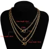 Hangende kettingen punk roestvrijstalen ketting voor mannen dames stoeien cubaanse link ketting chokers vintage goud zilver kleur metaal eenvoudige ketting