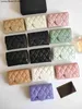 CC Card Holders 2022Luxury brand cc wallet card holder classic pattern caviar sheepskin material wallet