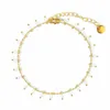 Cadeia de link Kelitch New Breaded Bracelet Chain Boho Charm Madeir