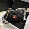 23ss designer new small rhombus cloud chain leather cover bag large capacity women's fashion shoulder span bag