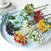 Decoratieve bloemen Kunstmatige bessen rranch nepboonschuim huisdecor kleine fruittak decoratie accessoires 1 st faux plant