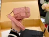 Mini borsa in pelle superiore carina donna francese lettera hardware classica tasca sul petto con patta tasche porta carte di sutura Borse per la spesa moda crossbody di MONETE per acquistare pochette