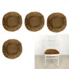 Pokrywa krzesełka 4 szt. Okrągłe siedzenie poduszka do kawy stołek barowy stołek kawy