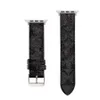 Äkta ko läderklocka för Apple Watch Strap Bands Smartwatch Band Series 1 2 3 4 5 6 7 S1 S2 S3 S4 S5 S6 S7 SE 38mm 41mm 42mm 45mm 49mm Designer Smart Watches Straps