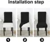椅子は、4つの伸縮性のあるフィットパーソンズユニバーサルのダイニングルームセットのためにジャックヤードをカバーしています