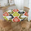 Table Cloth Kiely Orla Floral Tablecloth Round Elastic Fitted Waterproof Scandinavian Cover For Dining Room