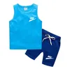 New Summer Cute Kids Baby Boys Girls Clothing Sets Vest Top Shorts Set Clothes Children Clothing Sets