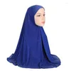 Abbigliamento etnico One Piece Amira Hijab Pull On Ready Sciarpa istantanea Khimar Head Wrap Musulmano Islamico Preghiera Hijab Arabo Scialle sopra la testa