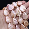 Chaînes collier de perles d'eau douce naturelles perles baroques en forme de gouttelettes d'eau douce pour les femmes bijoux fête Banquet cadeau