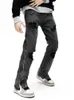 Jeans masculin jeans masculin Black polarit naoki pantalon nouveau mode noir noir pantalon de rue