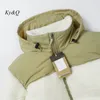 Frauen Jacken Winter Mit Kapuze Zweiseitige Wolle Warme Unisex Parkas Mantel Mode Temperament Vielseitig Splice Mantel Luxus Marke Design 230225