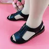 Sandalen Sommerschuhe für Frauen Sandalen Pu-Leder Komfort Mutter Schuhe Reißverschluss flach einfarbig Plus Size Mode Alias De Mujer 230225