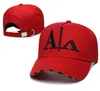 Designer Hat Letter Baseball Caps Luxury casquette voor mannen dames Itali￫ hoeden straat gemonteerd straatmode strand zon sportbal cap merk verstelbare maat ax-5