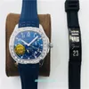 2023 PP produziu calend￡rio complexo do sol, Moon Stars Multifuncional Wristwatch Watch Cal.324 Coleta de movimento Week, m￪s e data rel￳gios de designer de CI
