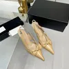 Chaussures habill￩es de mode 2023 Channel Decor des femmes Sandales d￩contract￩es en cuir ￩l￩gant et confortable 04-01