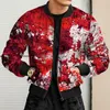 Men's Jackets Back Packing Mens Autumn And Winter Casual Sports Woven Street Ink Splash Vintage Coats For Men Warm