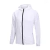 Men's Jackets Long-sleeved Sport Coat Man Summer Sun Protection Quick-drying Breathable Thin Running Training Yoga Fitness