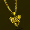 Collane con ciondolo Collana vichinga Triquetra Fenrir Animali Uomini Gioielli di moda Soprannaturale Amuleto NodoCollane con ciondoloCiondolo