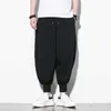 Men's Pants 2023 New Men's Loose Harem Pants Male Casual Cotton Linen Pants Streetwear Trousers M5XL Z0225