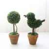 장식용 꽃 화환 인공 정원 잔디 결혼식 배열 Buxus balls boxus topiary 풍경 가짜 나무 냄비 식물