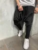 Men's Pants Men's New Hip Hop Trend Trousers Europe and The United States Loose Solid Color Feet Street Sports Leisure Harem Pants Z0225