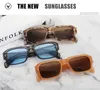 النظارات الشمسية الكلاسيكية مربعة نظارة شمسية نساء مستطيل صغير مصمم العلامة التجارية مصمم الشمس