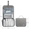 Sacs à cosmétiques trousse de toilette étanche suspendus toilette Portable Multi compartiments femmes voyage pliant maquillage stockage