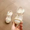 Sandals Kids Sandals Girls Shoes New Summer Bowknot Fashion Princess Girls Sandals Children Diamond Sandals For Girls Z0225