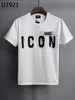 DSQ PHANTOM TURTLE 남자 티셔츠 2023 New Mens 디자이너 T 셔츠 이탈리아 패션 티셔츠 여름 티셔츠 남성 부드럽고 편안한 100% Cotton Tops 1043
