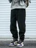 Erkek pantolon Amerikan moda sokak kıyafeti kadife gündelik pantolon Japon yüksek kaliteli harajuku harem koşu pantolon Koreli joggers kpop erkek Z0225