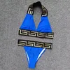 Costumi da bagno bikini firmati Il costume da bagno firmato perizoma anni '20 solleva i bikini in un costume da bagno a vita alta S-XL