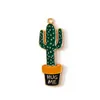 Charmes 10 pièces alliage métal goutte huile plante Cactus pendentif pour bracelet à bricoler soi-même collier fabrication de bijoux breloques