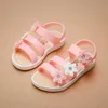 Sandales Bébé filles sandales gladiateur enfants chaussures chaussures plates pour enfants été sandales florales doux princesse plage mignon de haute qualité Z0225