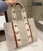 Travel Duffle Bag ClassicShopping s designer Women Handbags Woody Tote Shopping Handbag Canvas Linen Large Beach Luxury Designer Crobody Sho