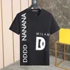 23 Phantom Kaplumbağa Erkek Tasarımcı t Gömlek İtalyan Milan Moda Baskı T-shirt Yaz tee Siyah Beyaz Hip Hop Streetwear % 100% Pamuk Tops