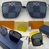 Мужские дизайнерские солнцезащитные очки Z1582U Men Classic Square Frame Man Casual Fashion Metal Glasses Дизайнер УФ -защита высшего качества с оригинальной коробкой