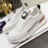 GAI GAI GAI Dress Shoes Designer Brand Men's Casual Sneakers Round Toe Tennis Runner Real Leather Lace Up Driving for 230225