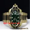 Wristwatch de luxe Nouvel Sapphire Green Index 116718 II C￩ramic Automatic Mens's Watchs Watchs Match Files de bo￮te originale243g