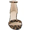 Sandalen Damen Schuhe Sommer Schnalle Frauen Leopard Print Starke Ferse Alias 2023 Mode Offene spitze Schuhe Mujer Flipflop